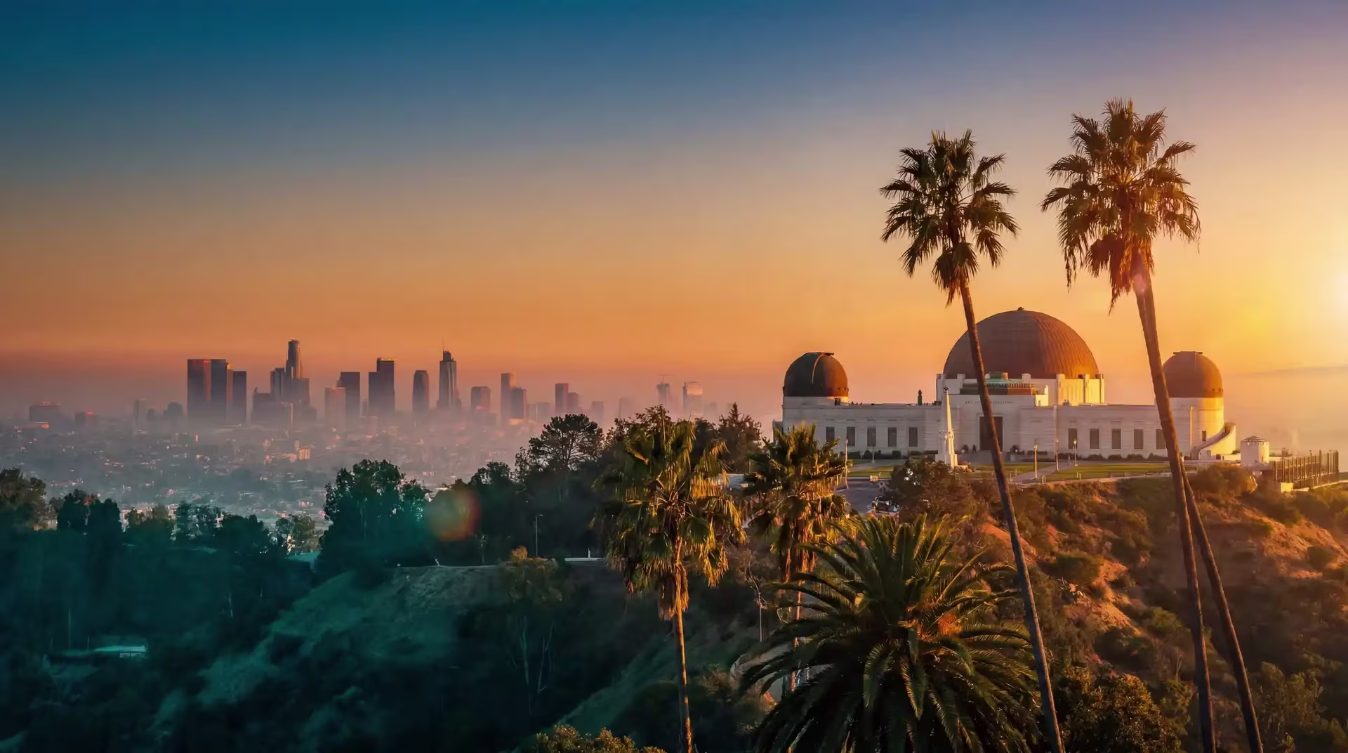 Aerial view of the Greater Los Angeles area