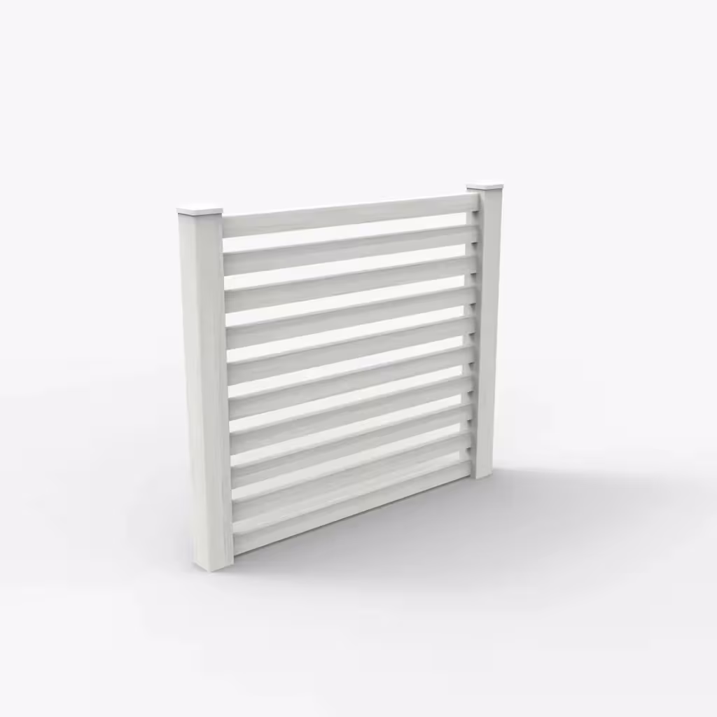 W. aspen horizontal picket 5 ft fence, main view