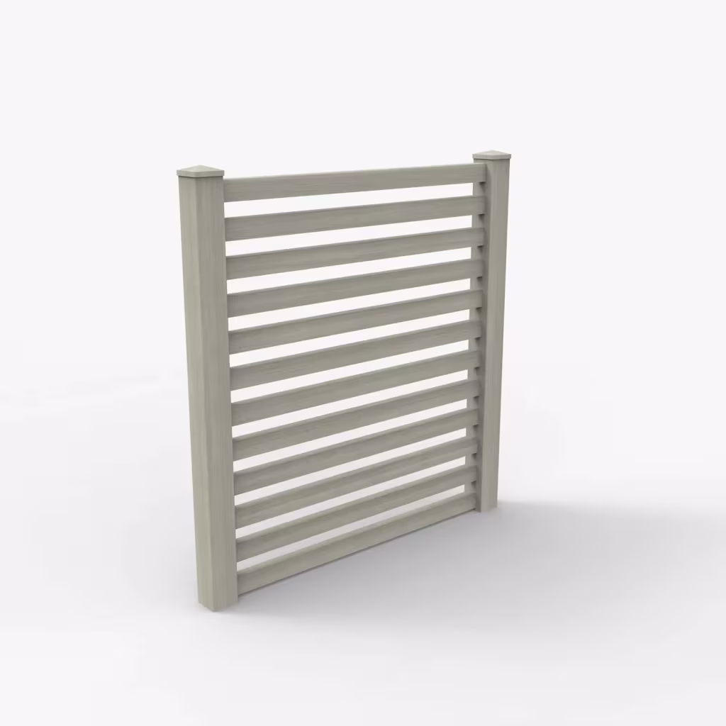 Mesquite horizontal picket 6 ft fence, main view