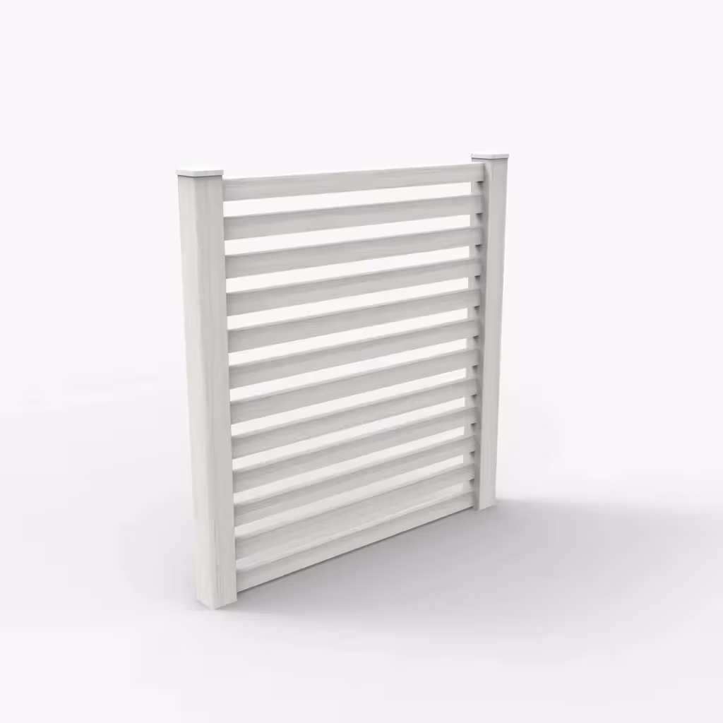 W. aspen horizontal picket 6 ft fence, main view