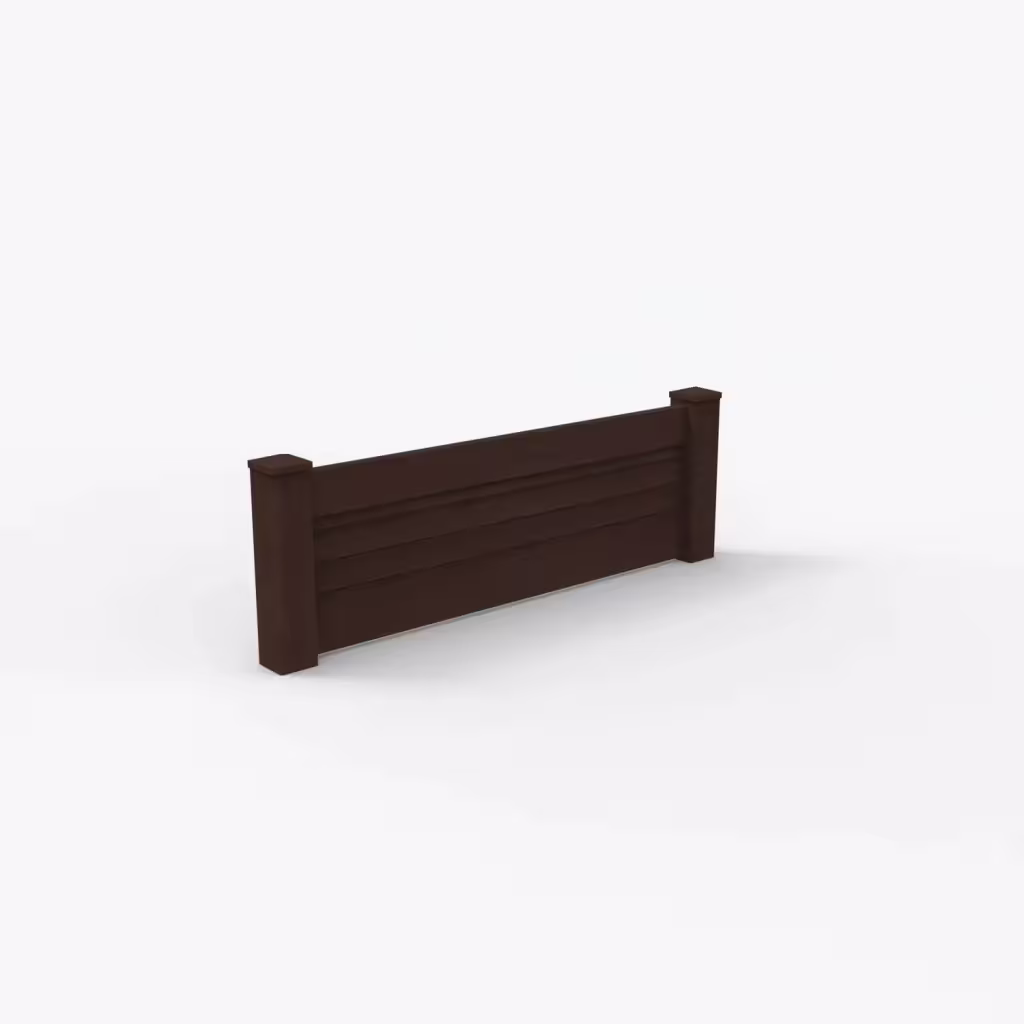 D. sequoia horizontal privacy 2 ft wall topper, main view