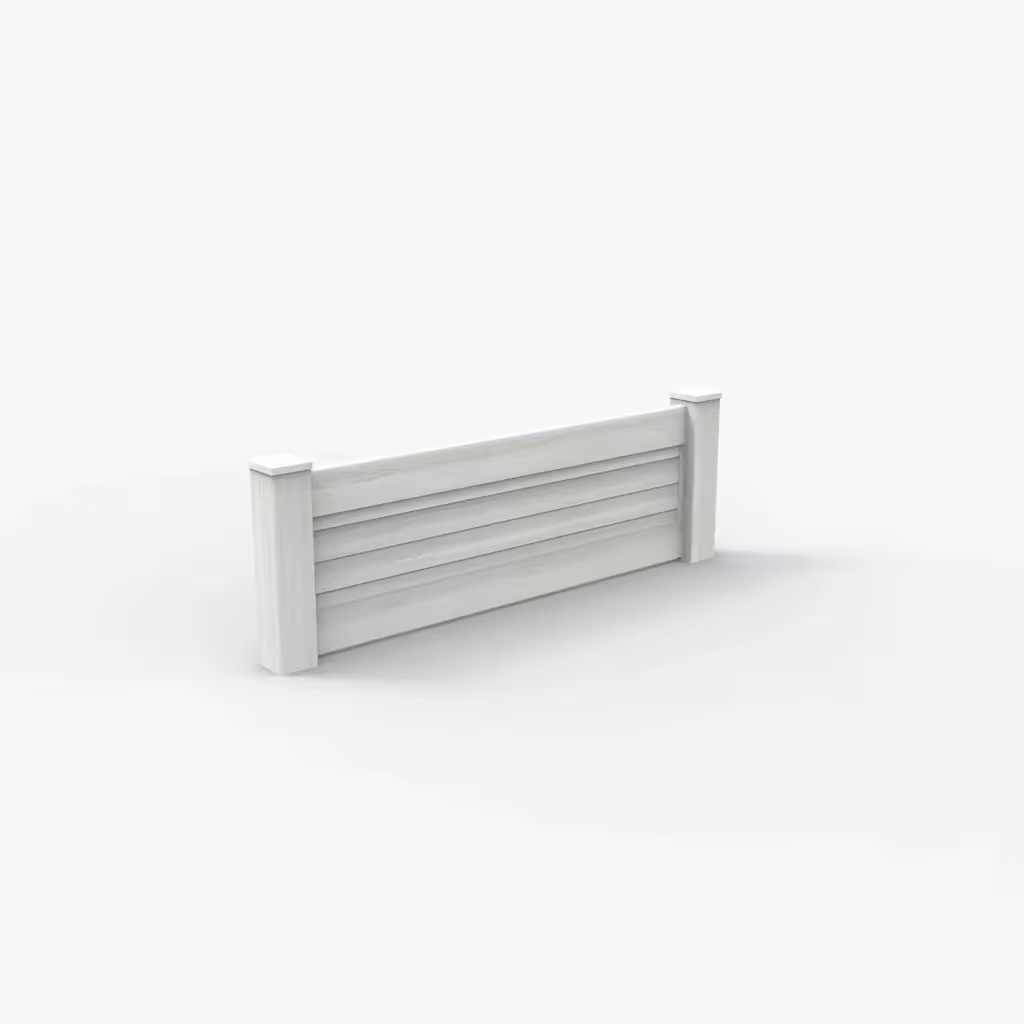 W. aspen horizontal privacy 2 ft wall topper, main view