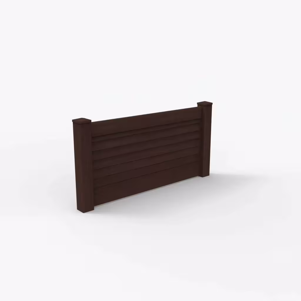 D. sequoia horizontal privacy 3 ft wall topper, main view