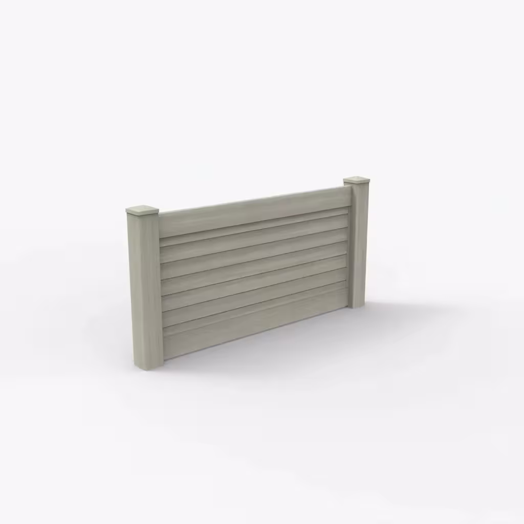 Mesquite horizontal privacy 3 ft wall topper, main view
