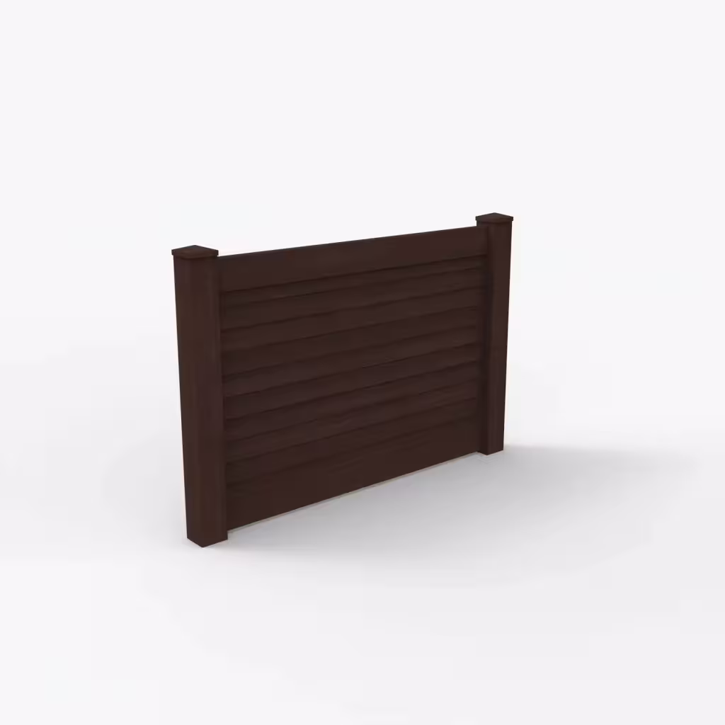 D. sequoia horizontal privacy 4 ft fence, main view
