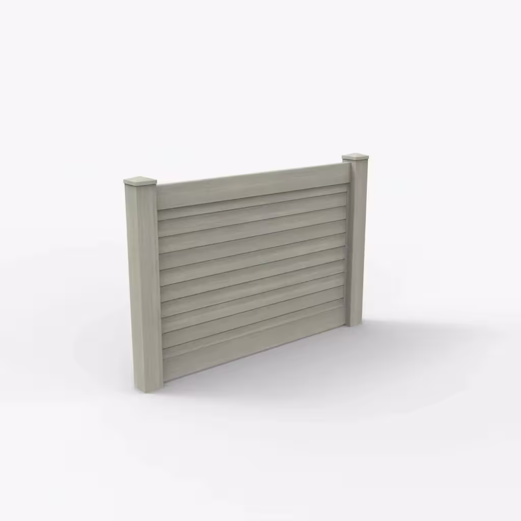 Mesquite horizontal privacy 4 ft fence, main view