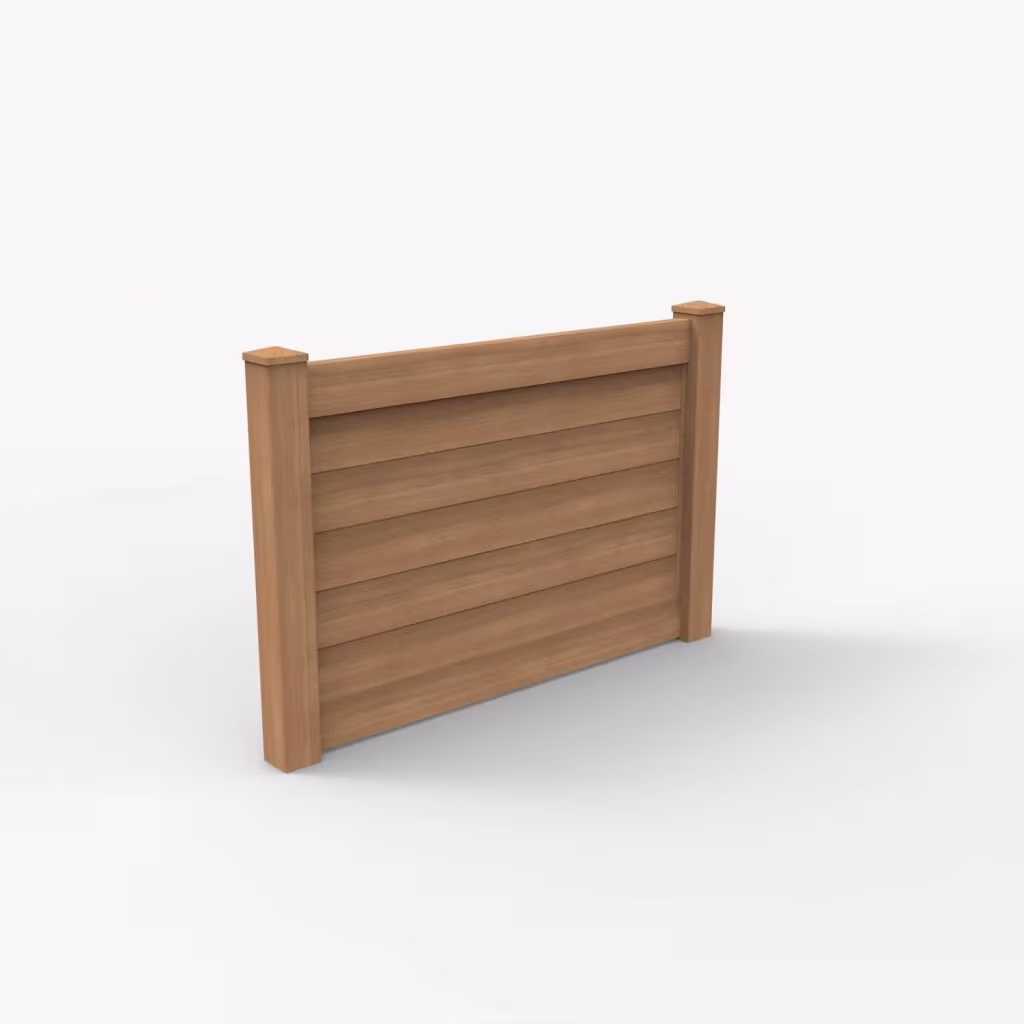Sierra blend horizontal privacy 4 ft fence, main view