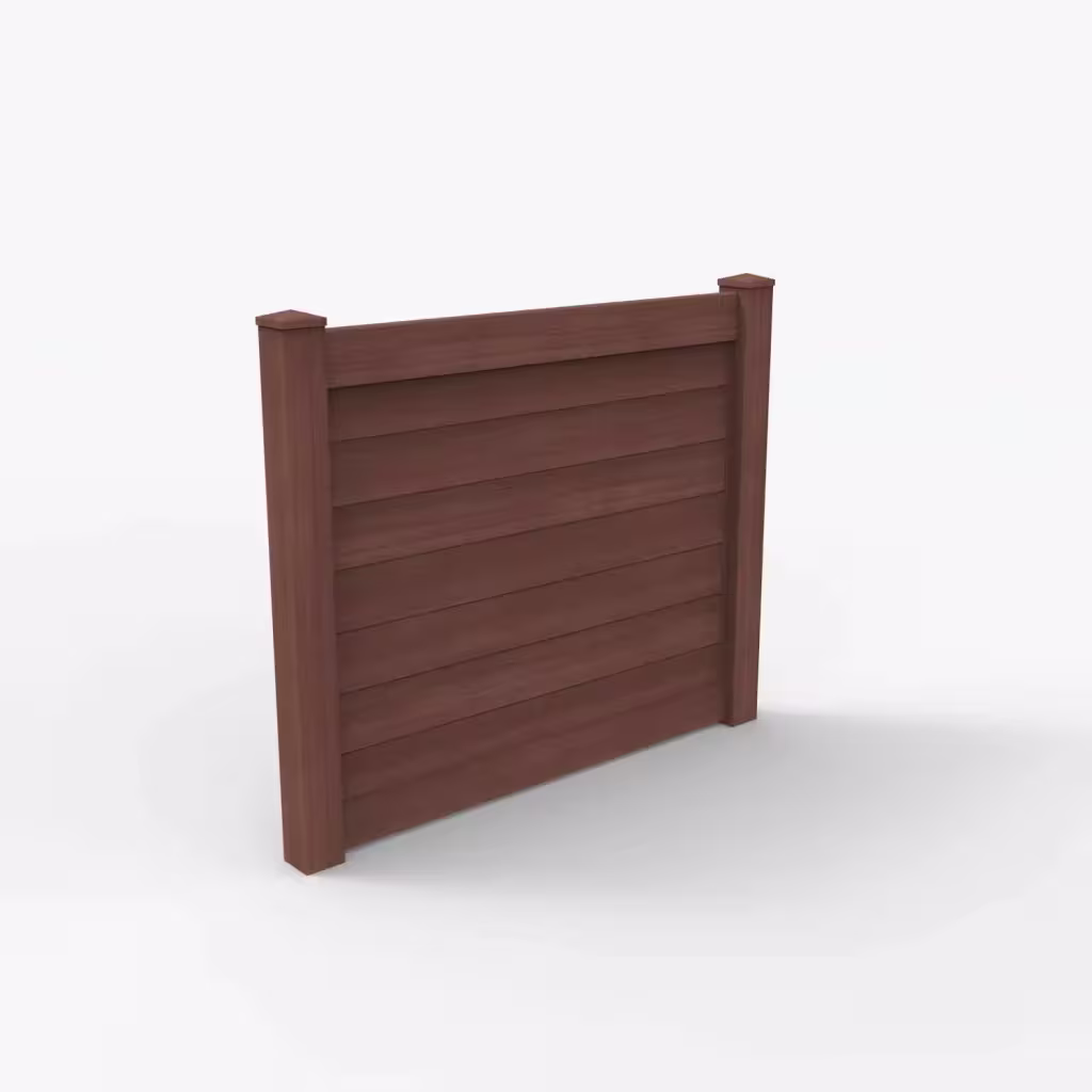 Brazilian blend horizontal privacy 5 ft fence, main view
