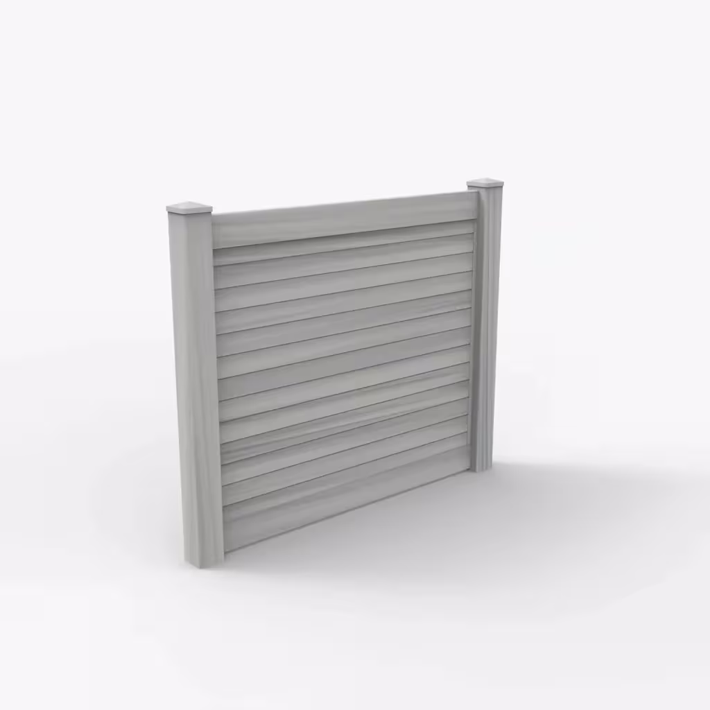 Coastal cedar horizontal privacy 5 ft fence, main view