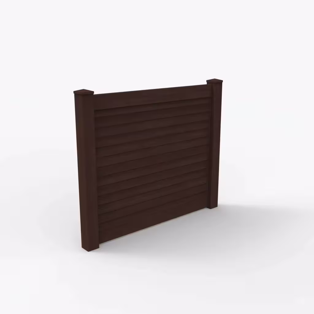 D. sequoia horizontal privacy 5 ft fence, main view
