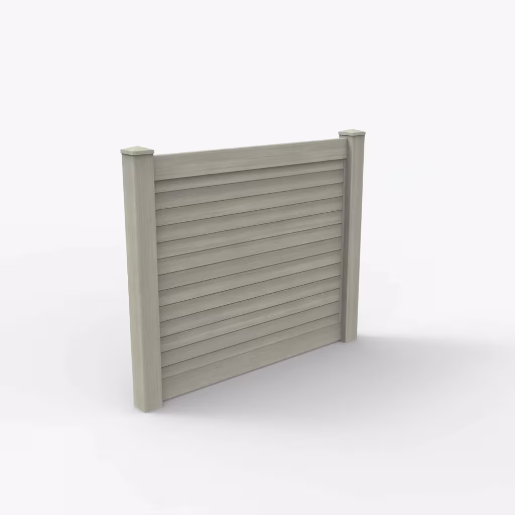 Mesquite horizontal privacy 5 ft fence, main view