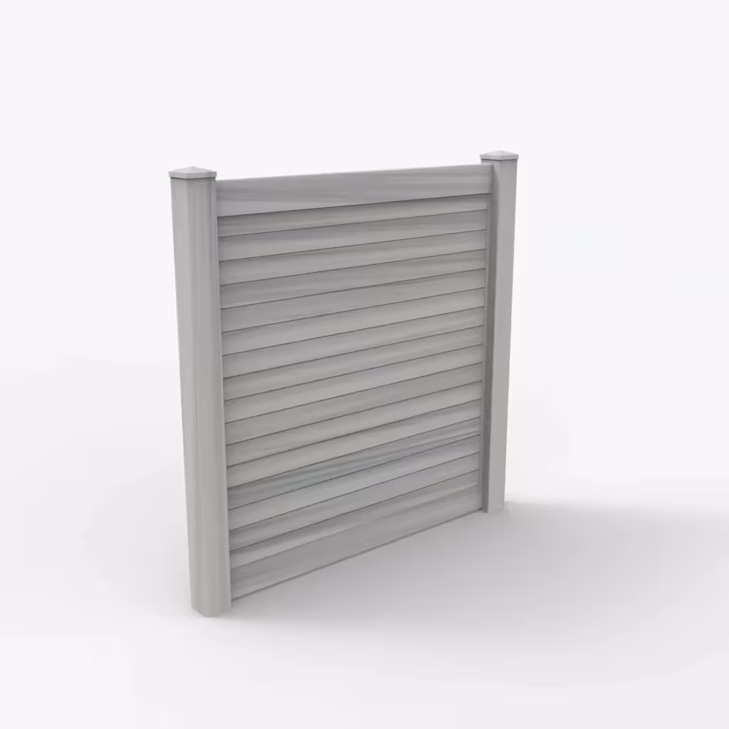 Coastal cedar horizontal privacy 6 ft fence, main view