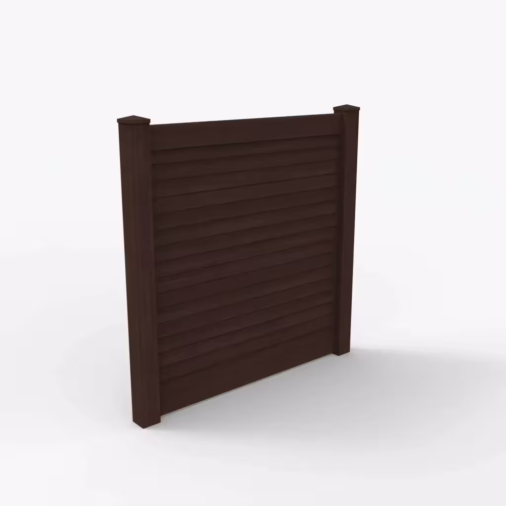 D. sequoia horizontal privacy 6 ft fence, main view