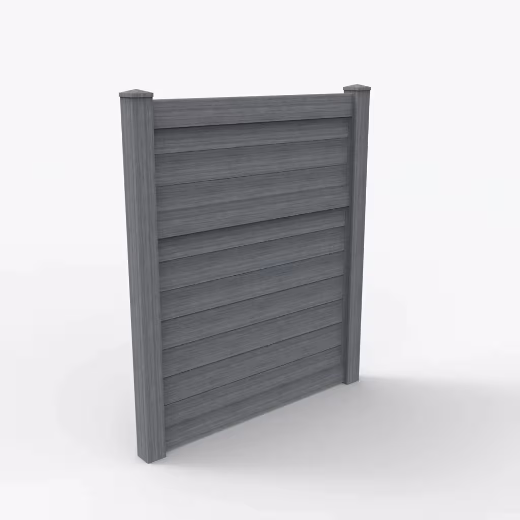 Arctic blend horizontal privacy 7 ft fence, main view