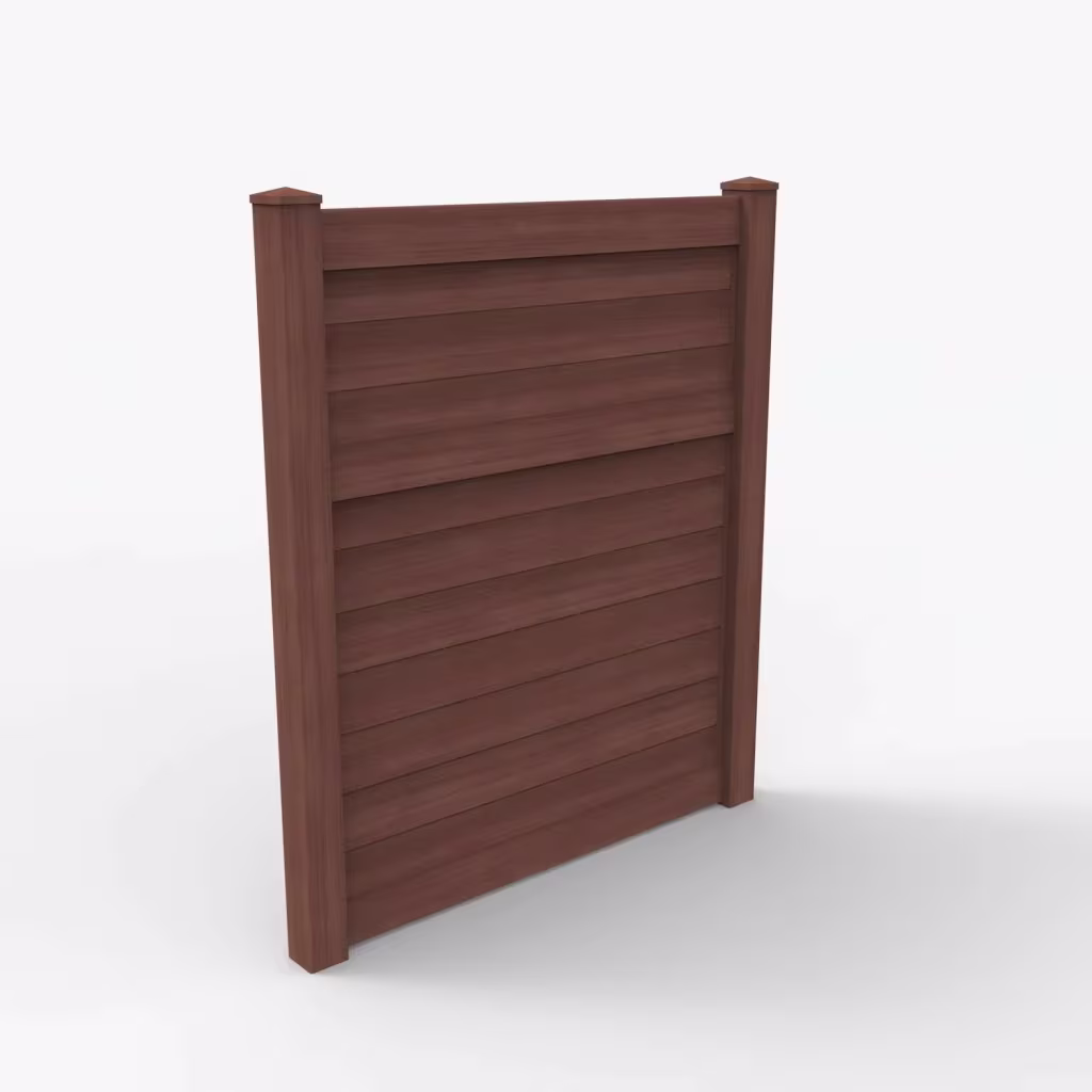 Brazilian blend horizontal privacy 7 ft fence, main view