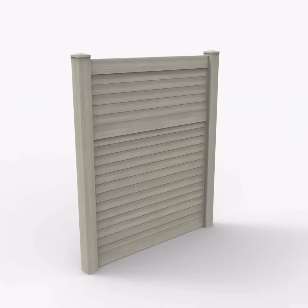 Mesquite horizontal privacy 7 ft fence, main view