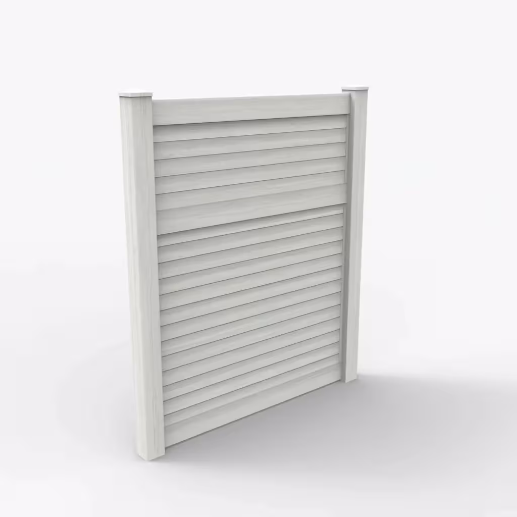 W. aspen horizontal privacy 7 ft fence, main view
