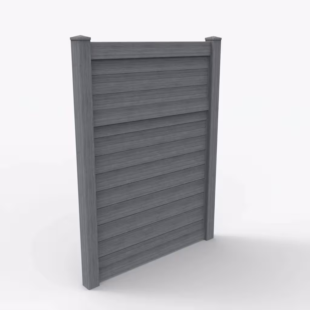 Arctic blend horizontal privacy 8 ft fence, main view