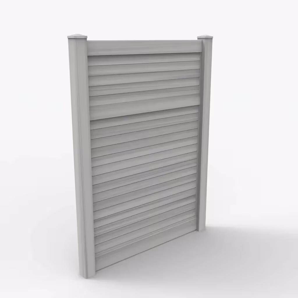 Coastal cedar horizontal privacy 8 ft fence, main view