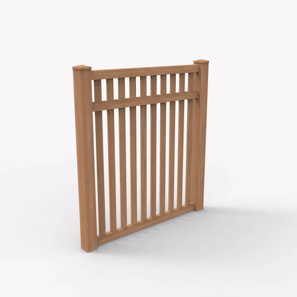 Sierra blend vertical picket 6 ft fence, main view