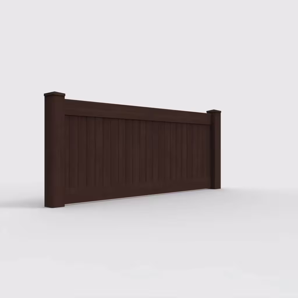 D. sequoia vertical privacy 3 ft wall topper, right-side view