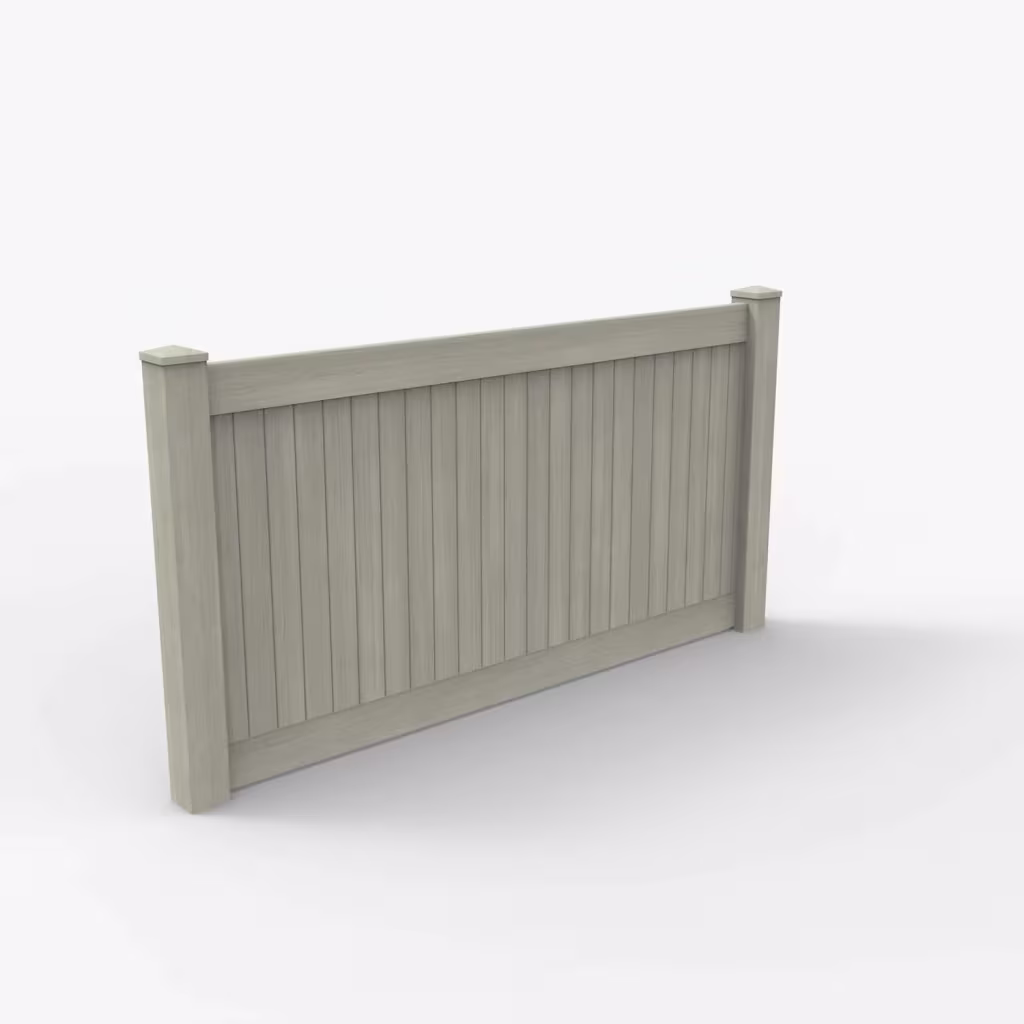 Mesquite vertical privacy 4 ft fence, main view
