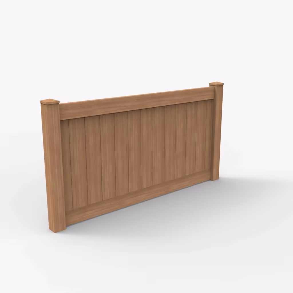 Sierra blend vertical privacy 4 ft fence, main view
