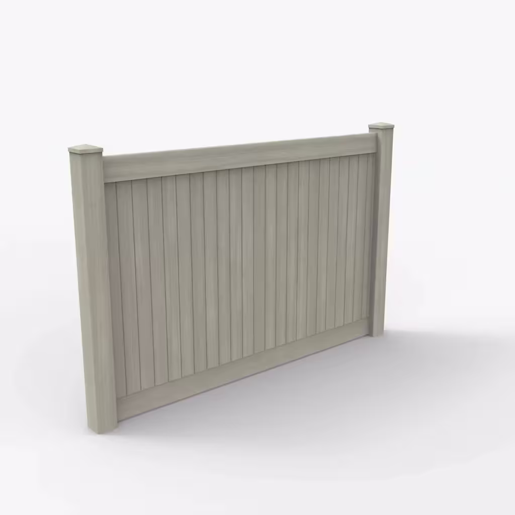 Mesquite vertical privacy 5 ft fence, main view