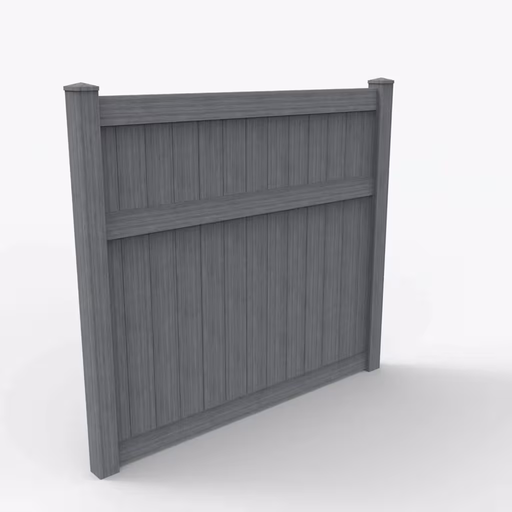 Arctic blend vertical privacy 7 ft fence, main view