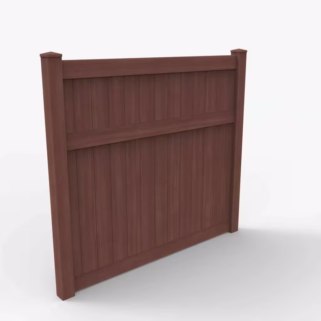 Brazilian blend vertical privacy 7 ft fence, main view
