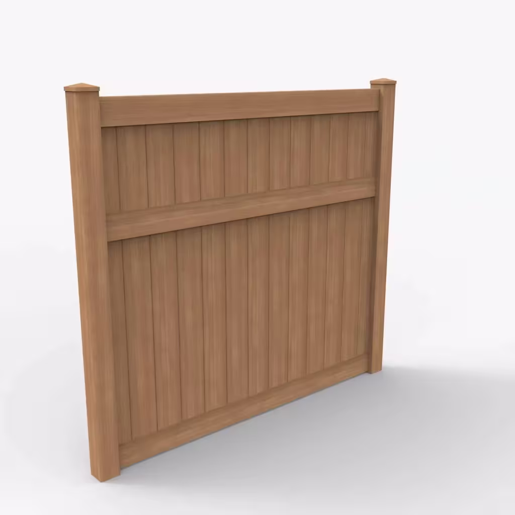 Sierra blend vertical privacy 7 ft fence, main view