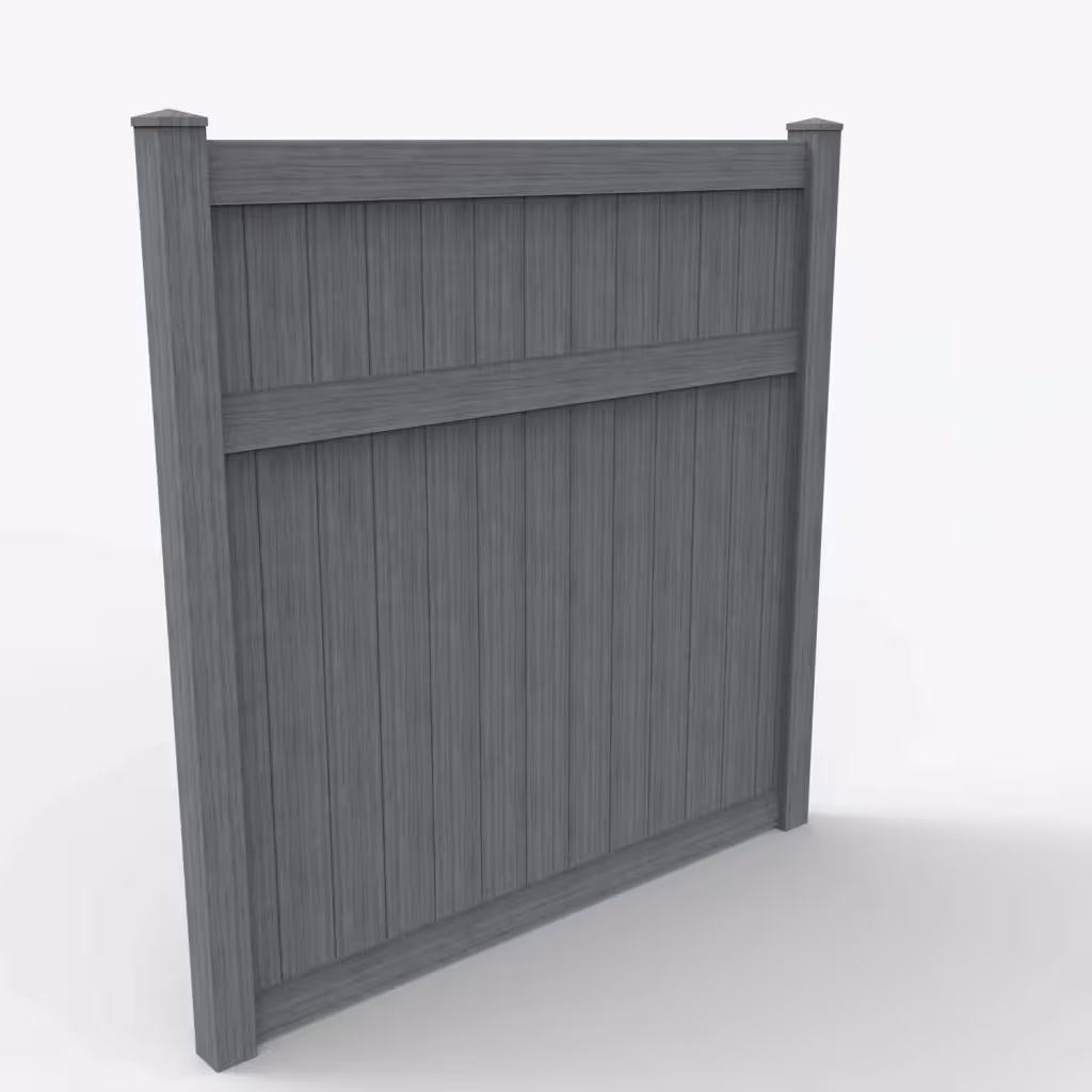 Arctic blend vertical privacy 8 ft fence, main view
