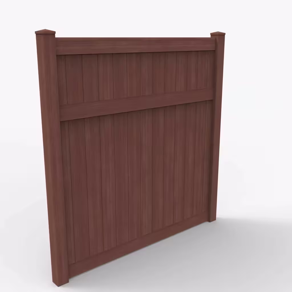 Brazilian blend vertical privacy 8 ft fence, main view