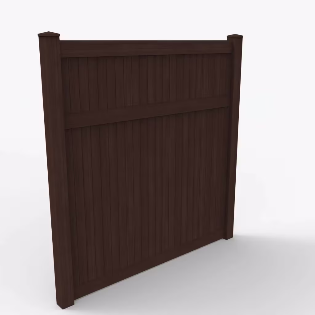D. sequoia vertical privacy 8 ft fence, main view