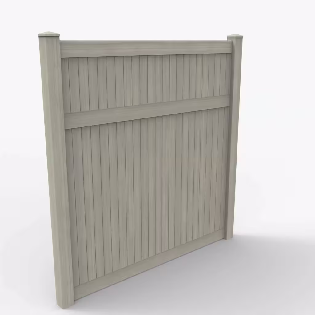 Mesquite vertical privacy 8 ft fence, main view
