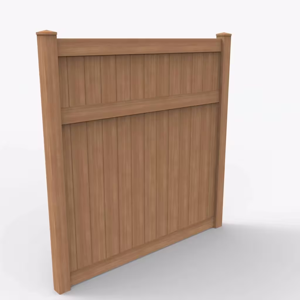 Sierra blend vertical privacy 8 ft fence, main view