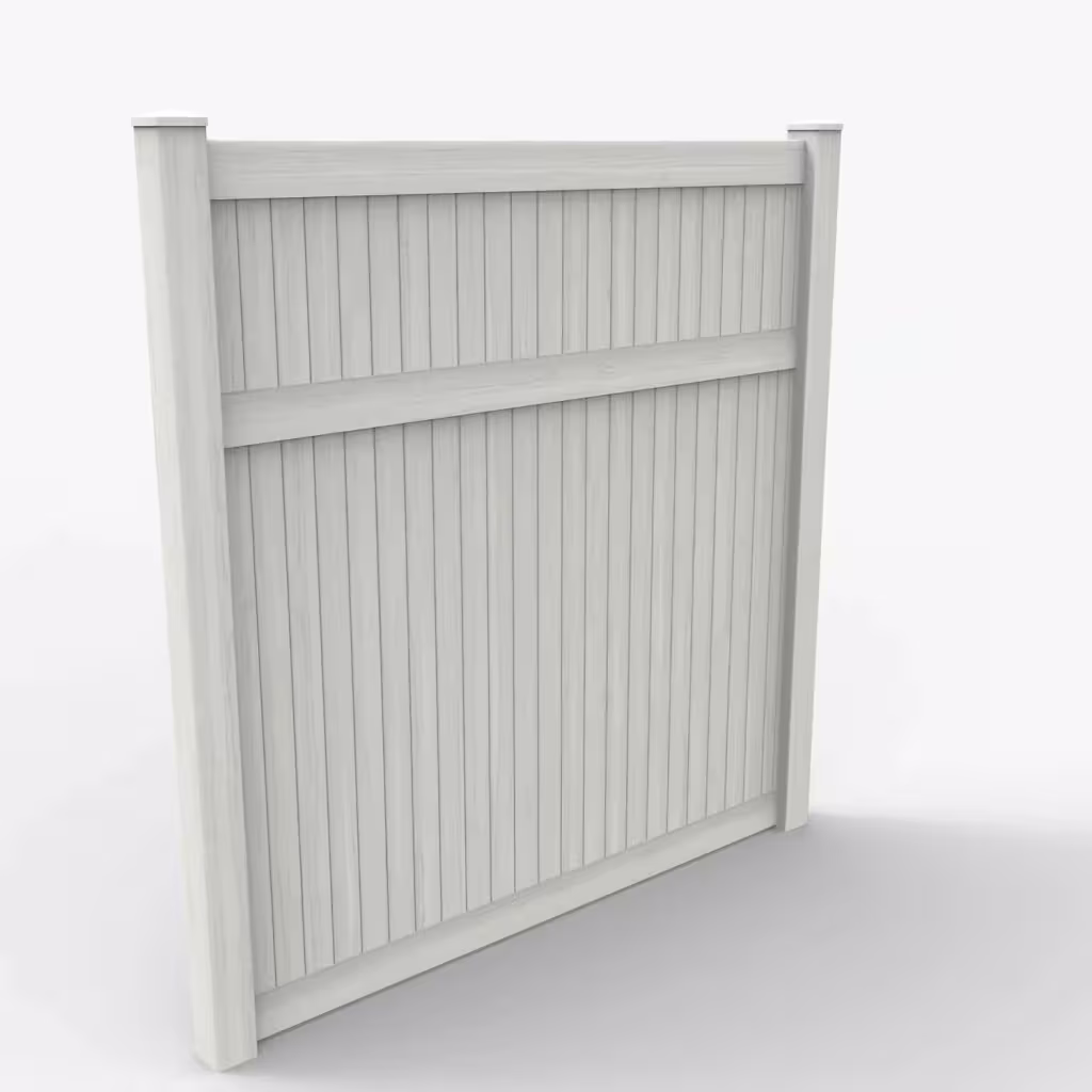 W. aspen vertical privacy 8 ft fence, main view